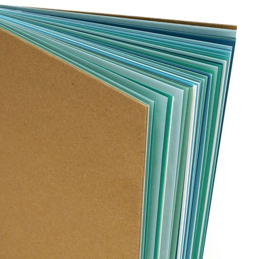 Hodgepodge Journal™, Spiral - Bound Junk Journal, Ocean Blue Edition - Beech Tree Paper