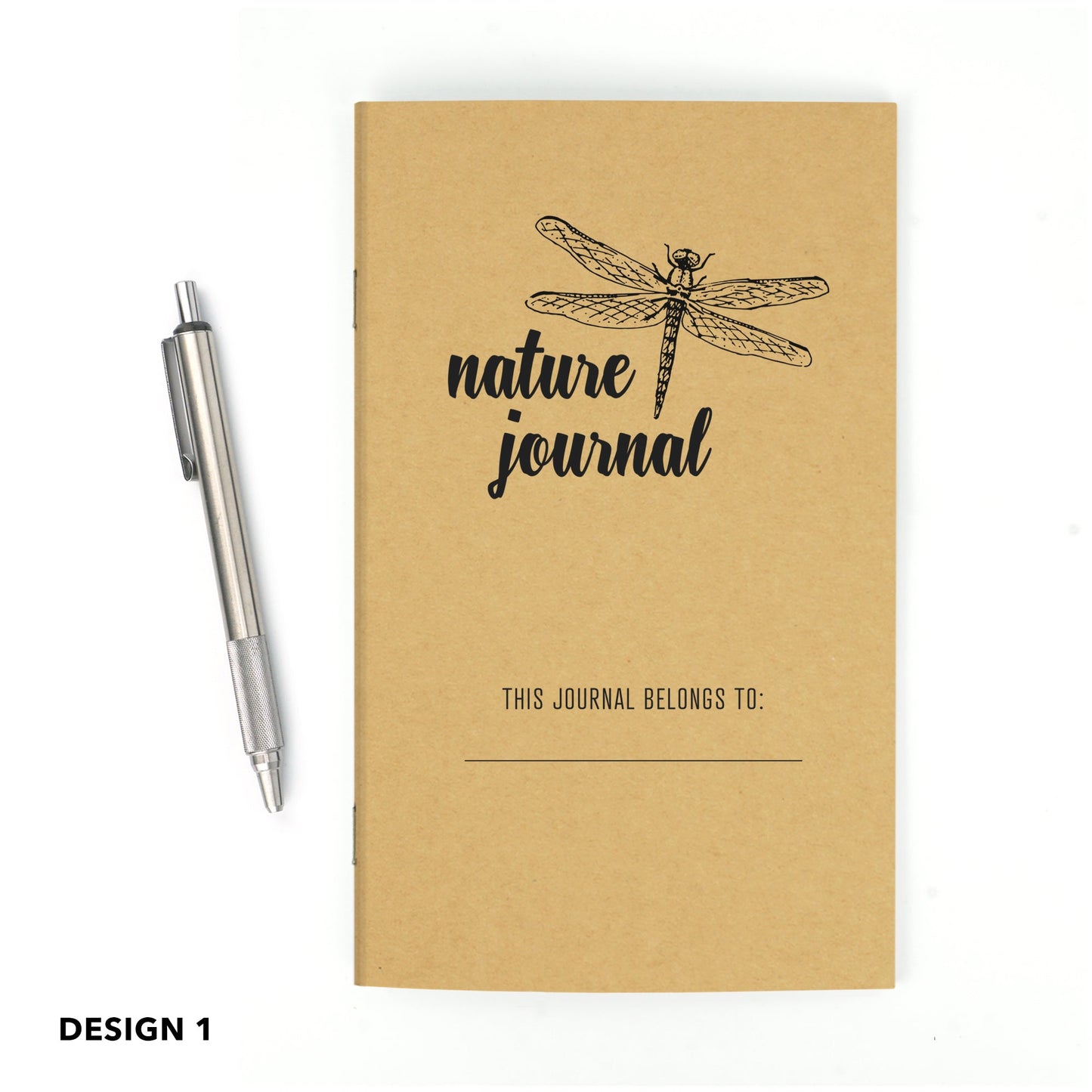 Nature Journal, Dragonfly, Standard Stapled Notebook, Add Your Logo - Beech Tree Paper