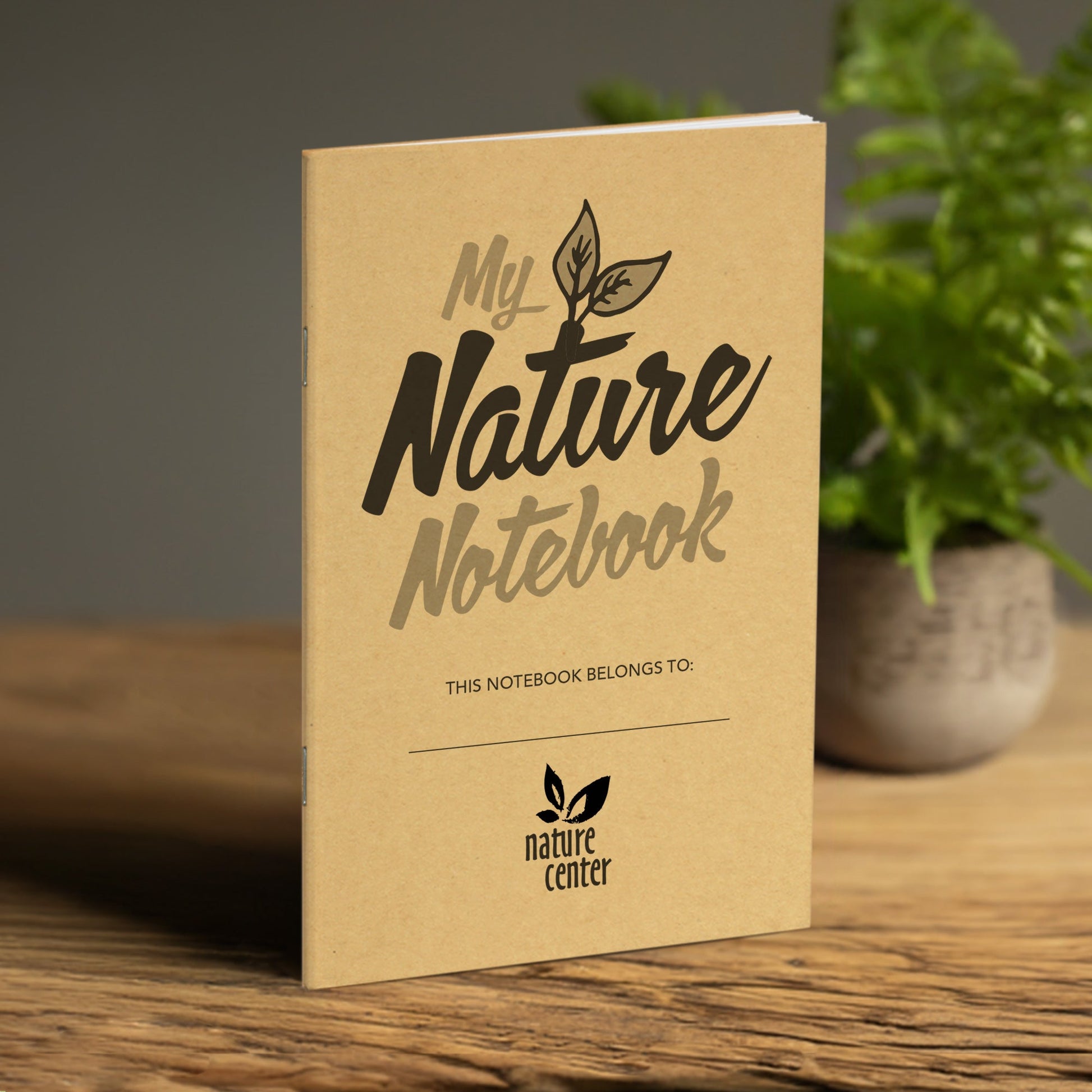 Nature Journal, My Nature Notebook, Standard Stapled Notebook, Add Your Logo - Beech Tree Paper