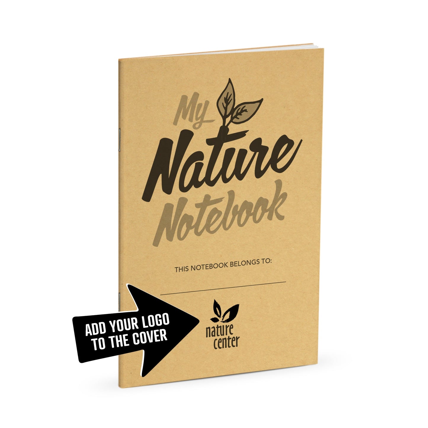 Nature Journal, My Nature Notebook, Standard Stapled Notebook, Add Your Logo - Beech Tree Paper