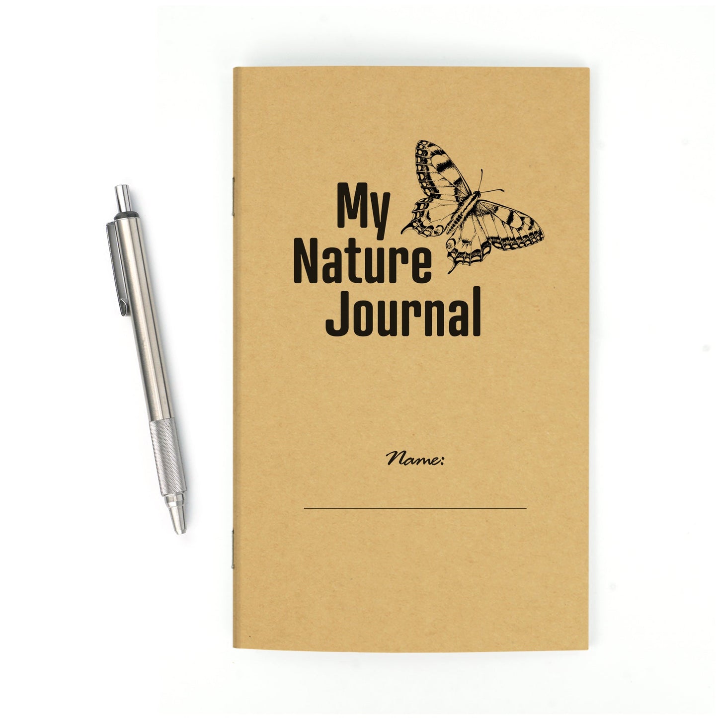 Nature Journal, Swallowtail, Standard Stapled Notebook, Add Your Logo - Beech Tree Paper