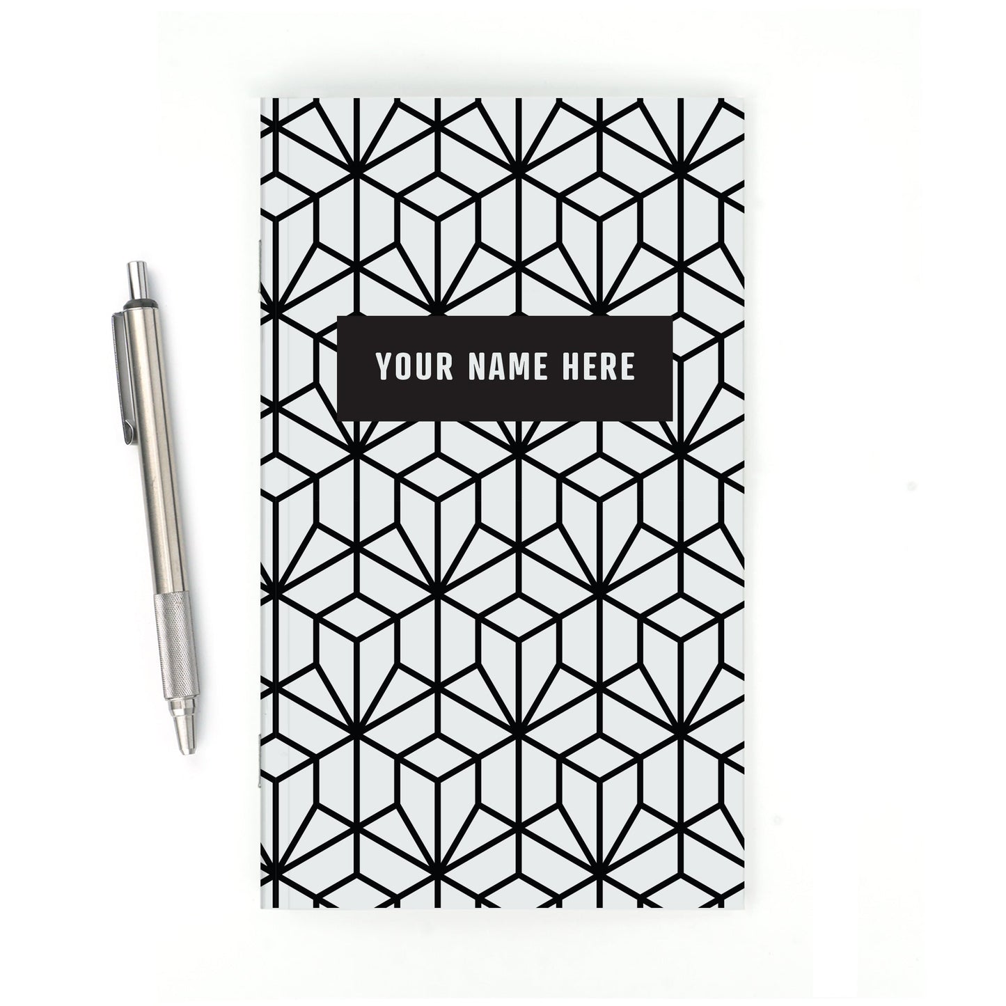 Personalized Notebook, Chisel Point, Add Your Name - Beech Tree Paper