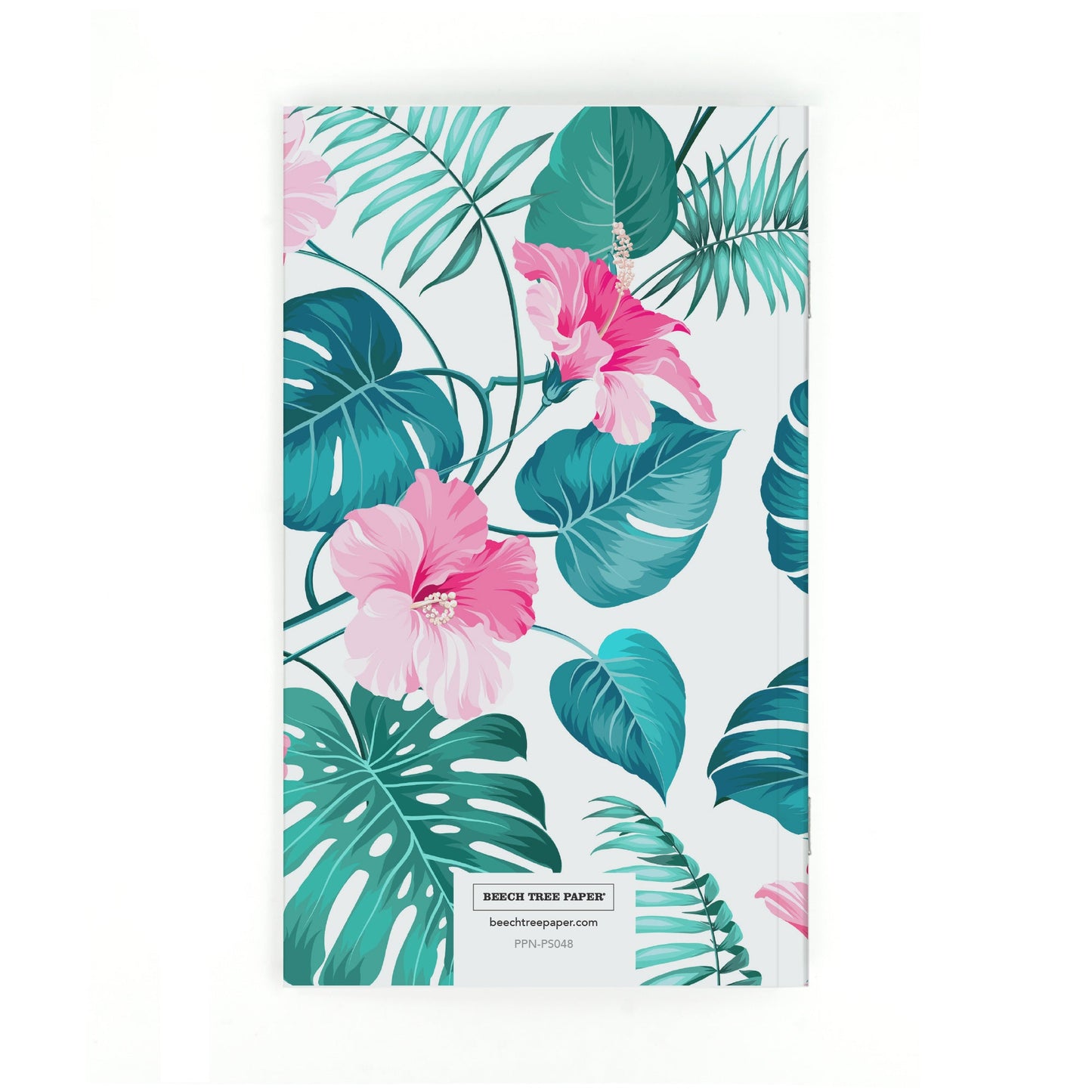 Personalized Notebook, Tropical Hibiscus, Add Your Name - Beech Tree Paper