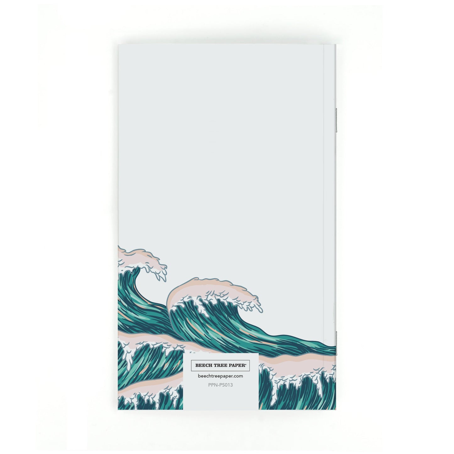 Personalized Notebook, Waves, Add Your Name - Beech Tree Paper