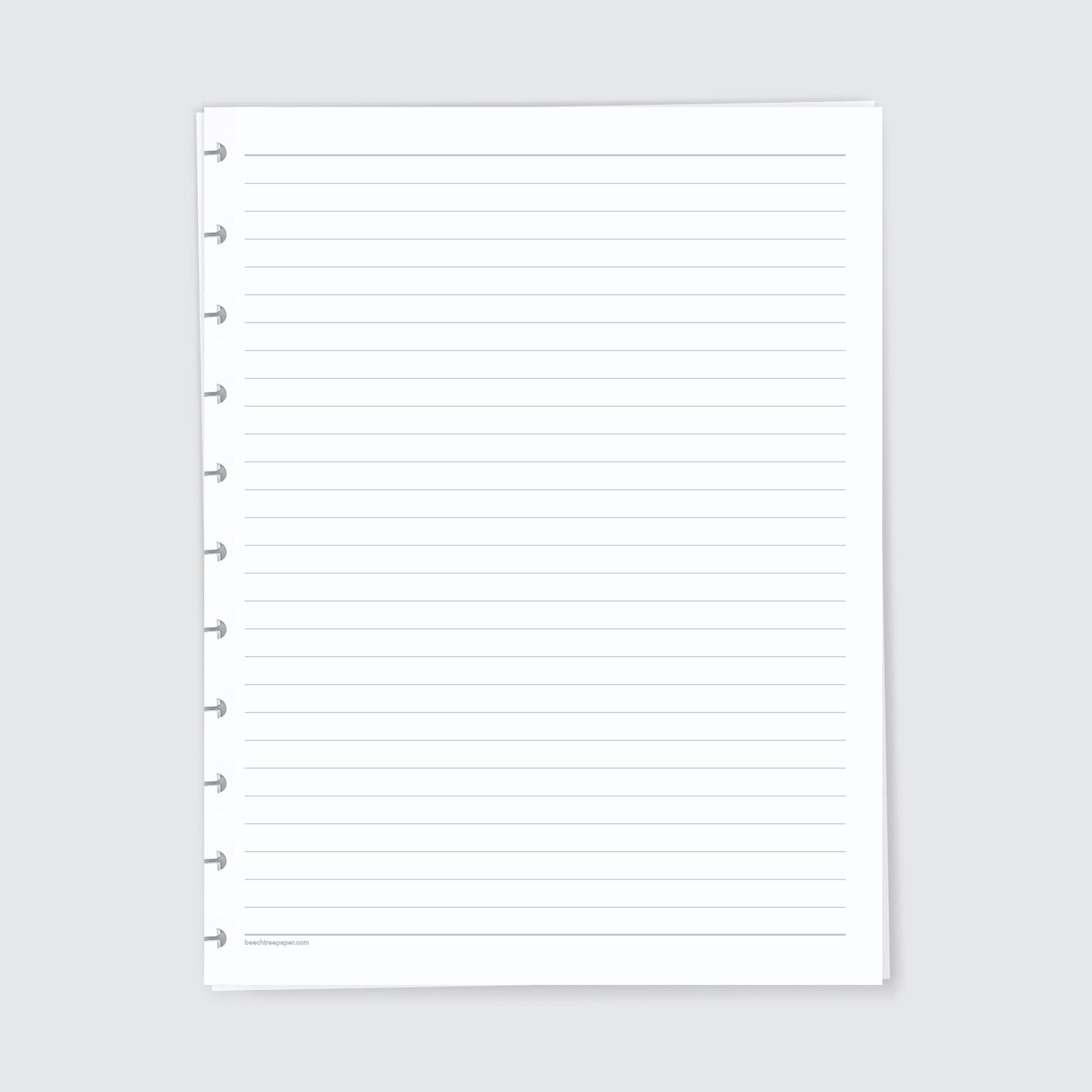 Planner Refill Paper, Lined, Wide Ruled - Beech Tree Paper