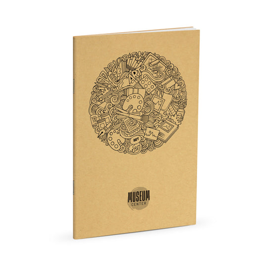 Sketchbook, Collage Art, Standard Stapled Notebook, Add Your Logo - Beech Tree Paper