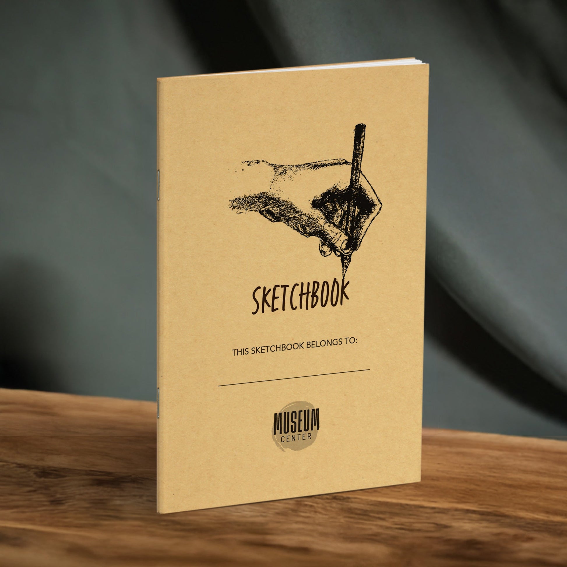 Sketchbook, Drawing Hand Sketchbook, Standard Stapled Notebook, Add Your Logo - Beech Tree Paper