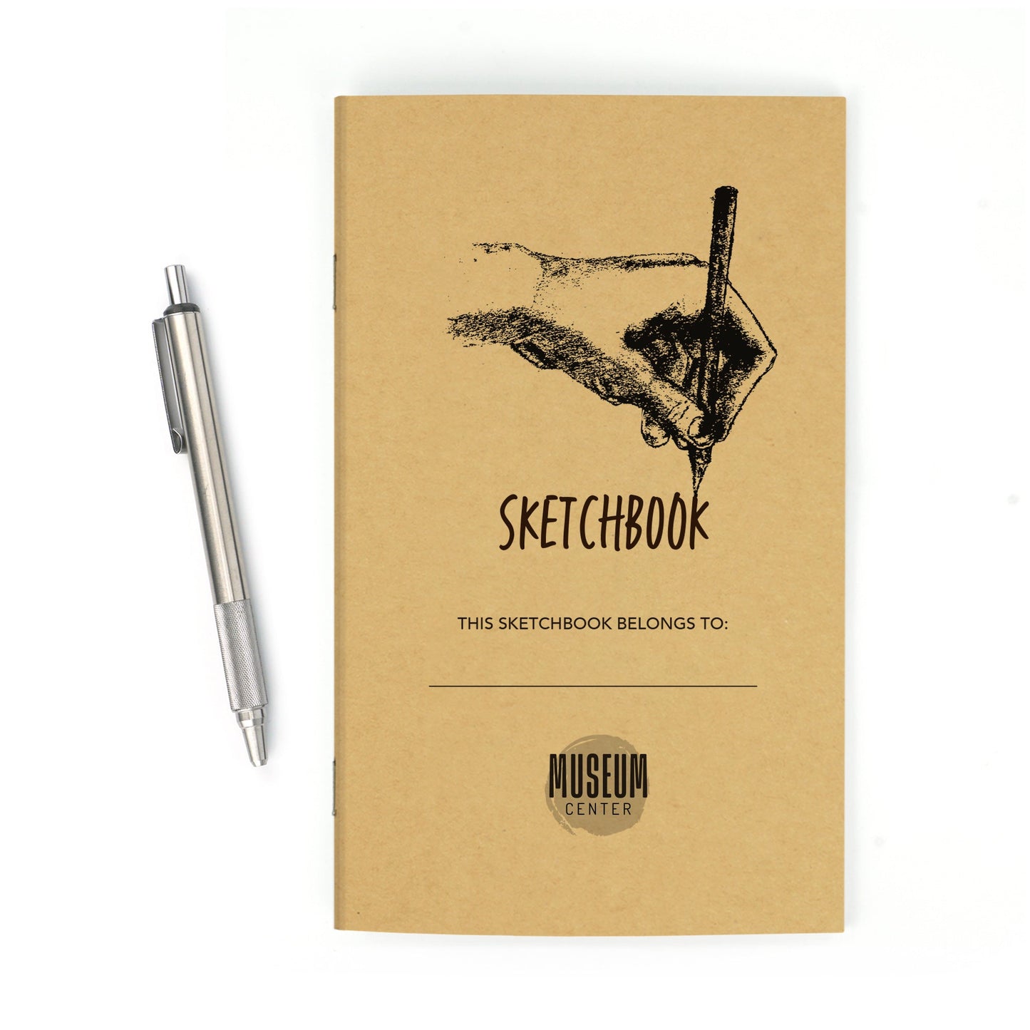 Sketchbook, Drawing Hand Sketchbook, Standard Stapled Notebook, Add Your Logo - Beech Tree Paper