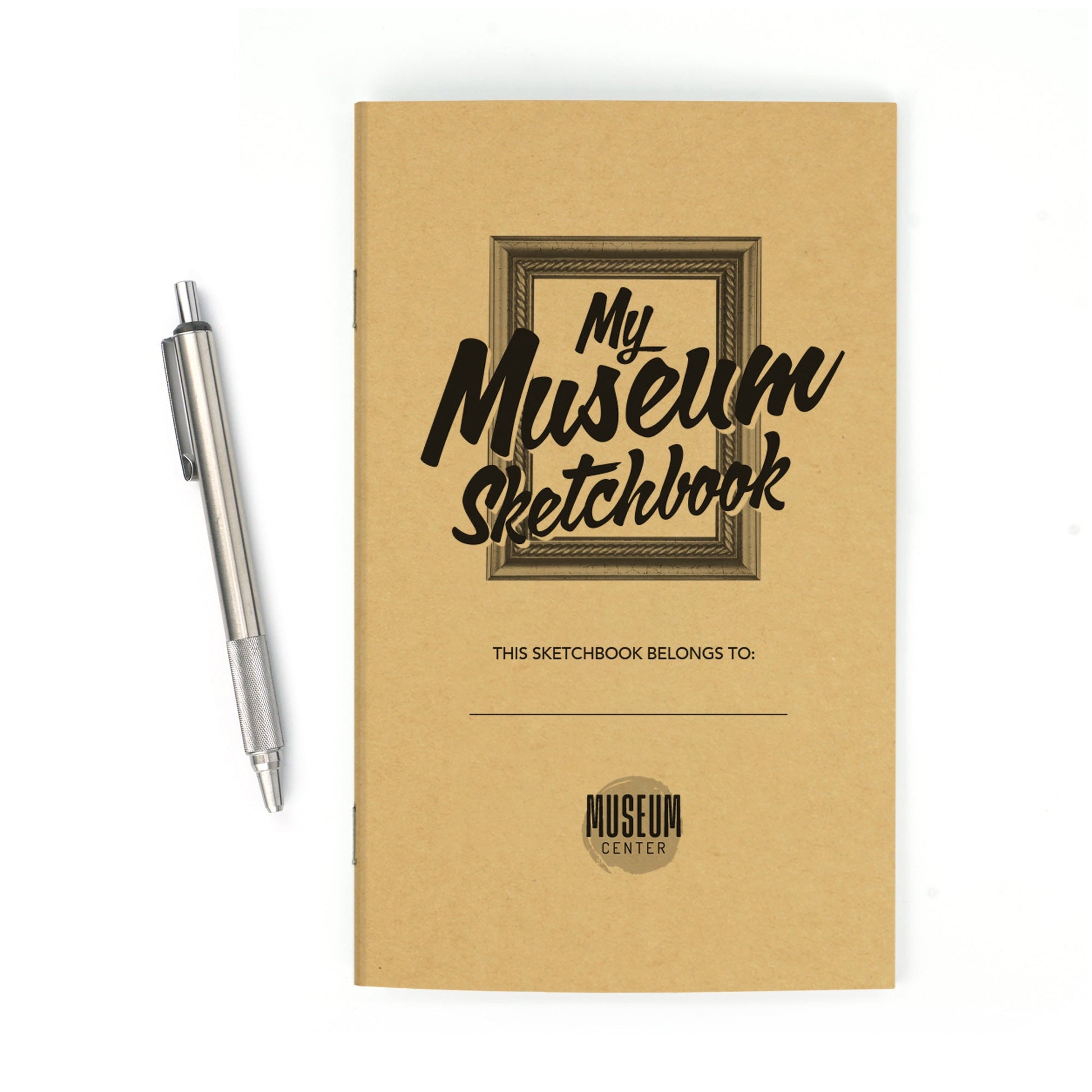 Sketchbook, My Museum Sketchbook, Standard Stapled Notebook, Add Your Logo - Beech Tree Paper
