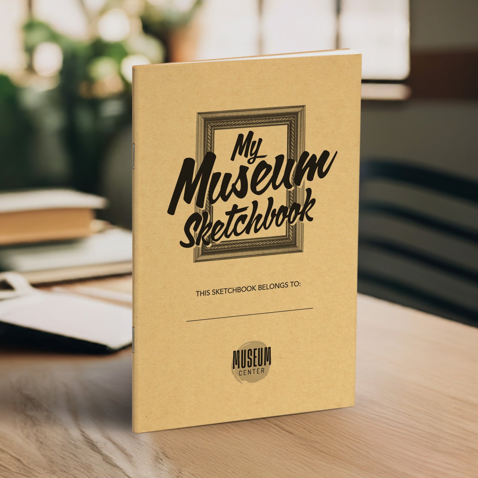 Sketchbook, My Museum Sketchbook, Standard Stapled Notebook, Add Your Logo - Beech Tree Paper