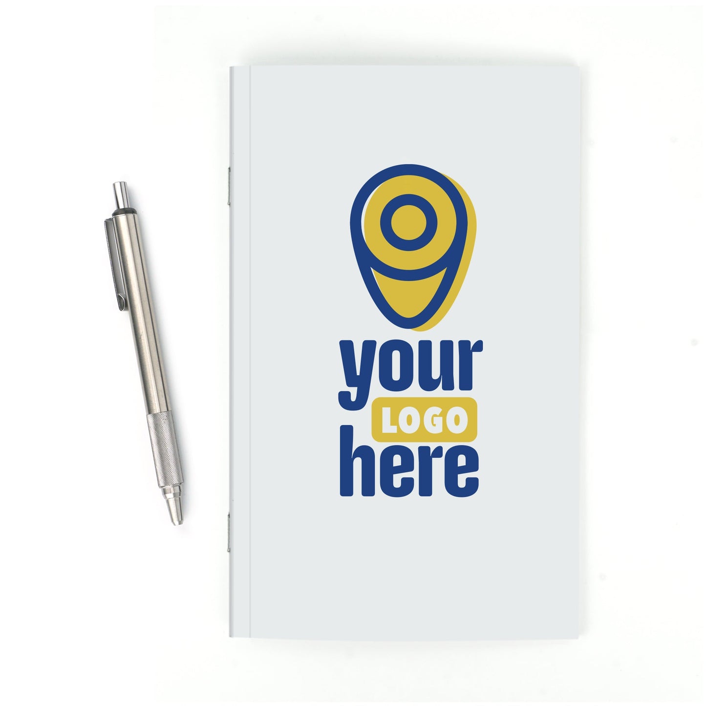Standard Perfect - Stapled Color Custom Notebook, Add Your Artwork or Logo - Beech Tree Paper