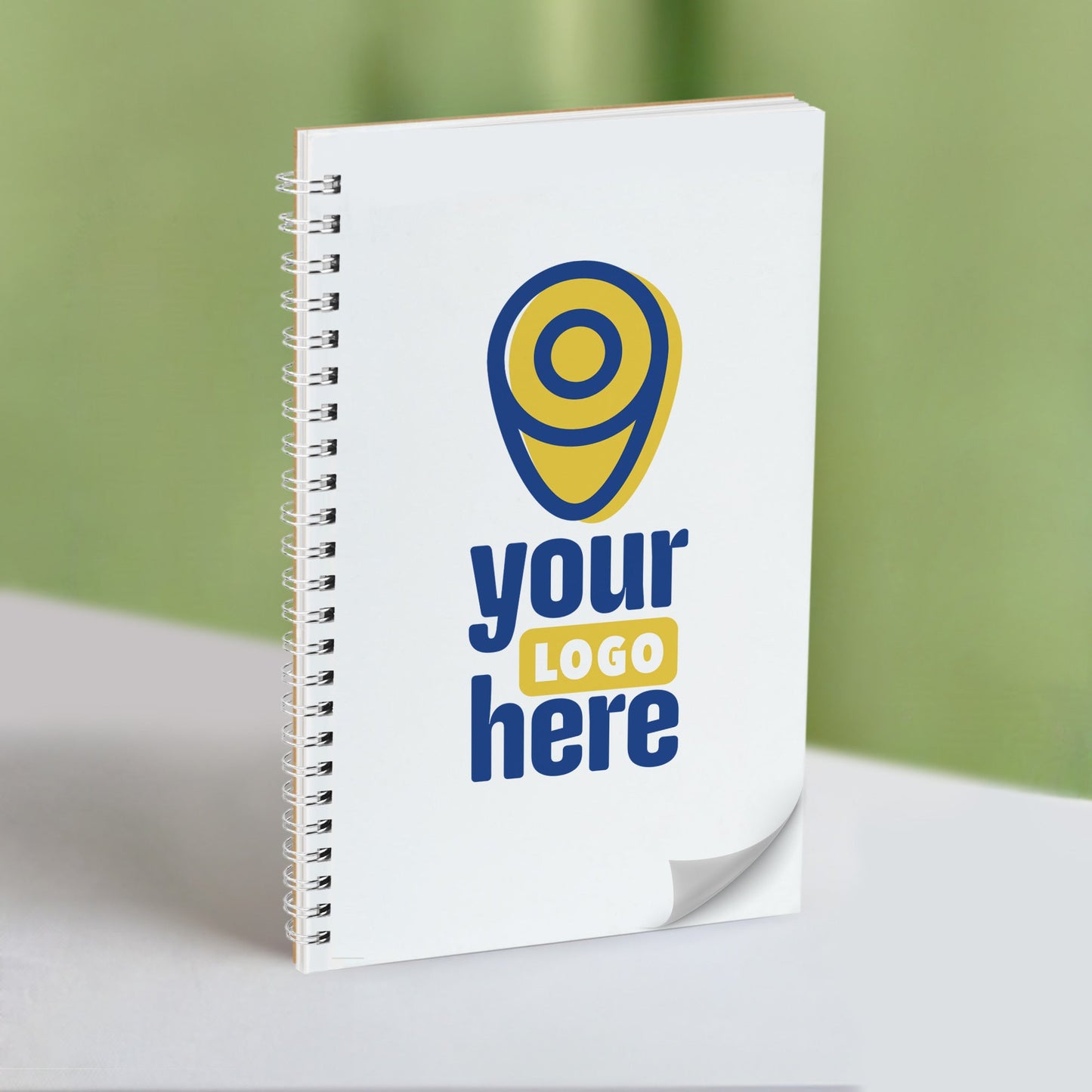 Standard Wire - Bound Color Laminated Custom Notebook, Add Your Artwork or Logo - Beech Tree Paper