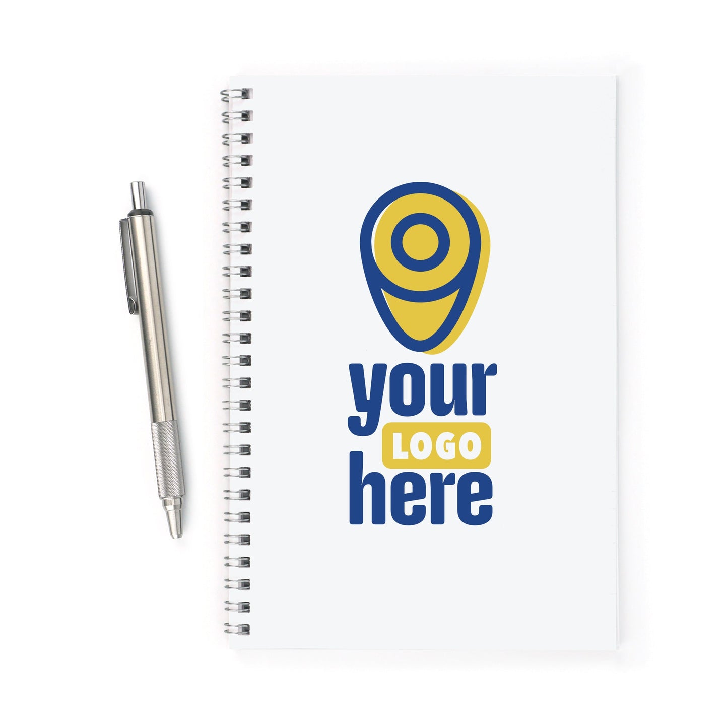 Tear - Resistant Wire - Bound Color Custom Notebook, Add Your Artwork or Logo - Beech Tree Paper