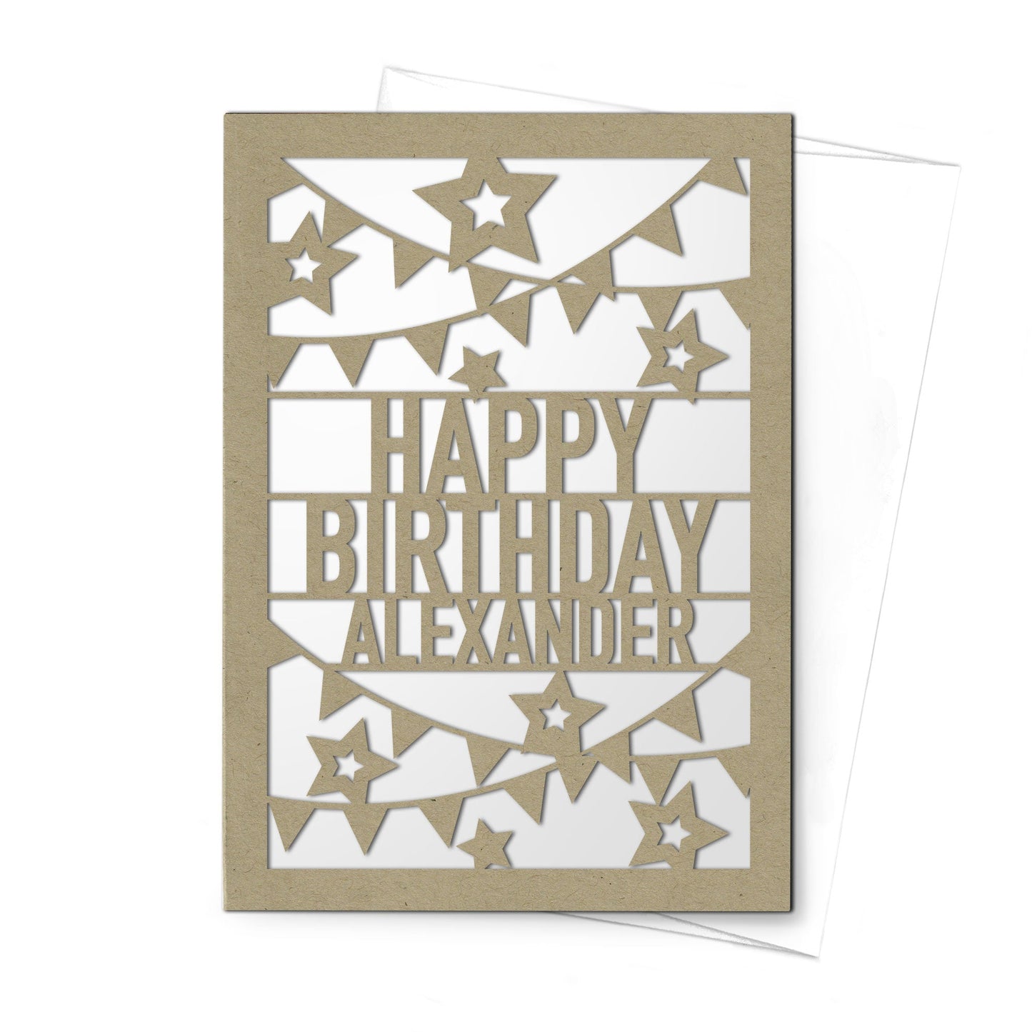 Personalized Greeting Card, Happy Birthday, A7 - PCD - 001 - 01 - Beech Tree Paper