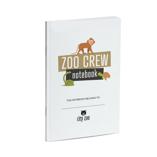 Zoo Crew Notebook, Discovery Log Notebook, Add Your Logo