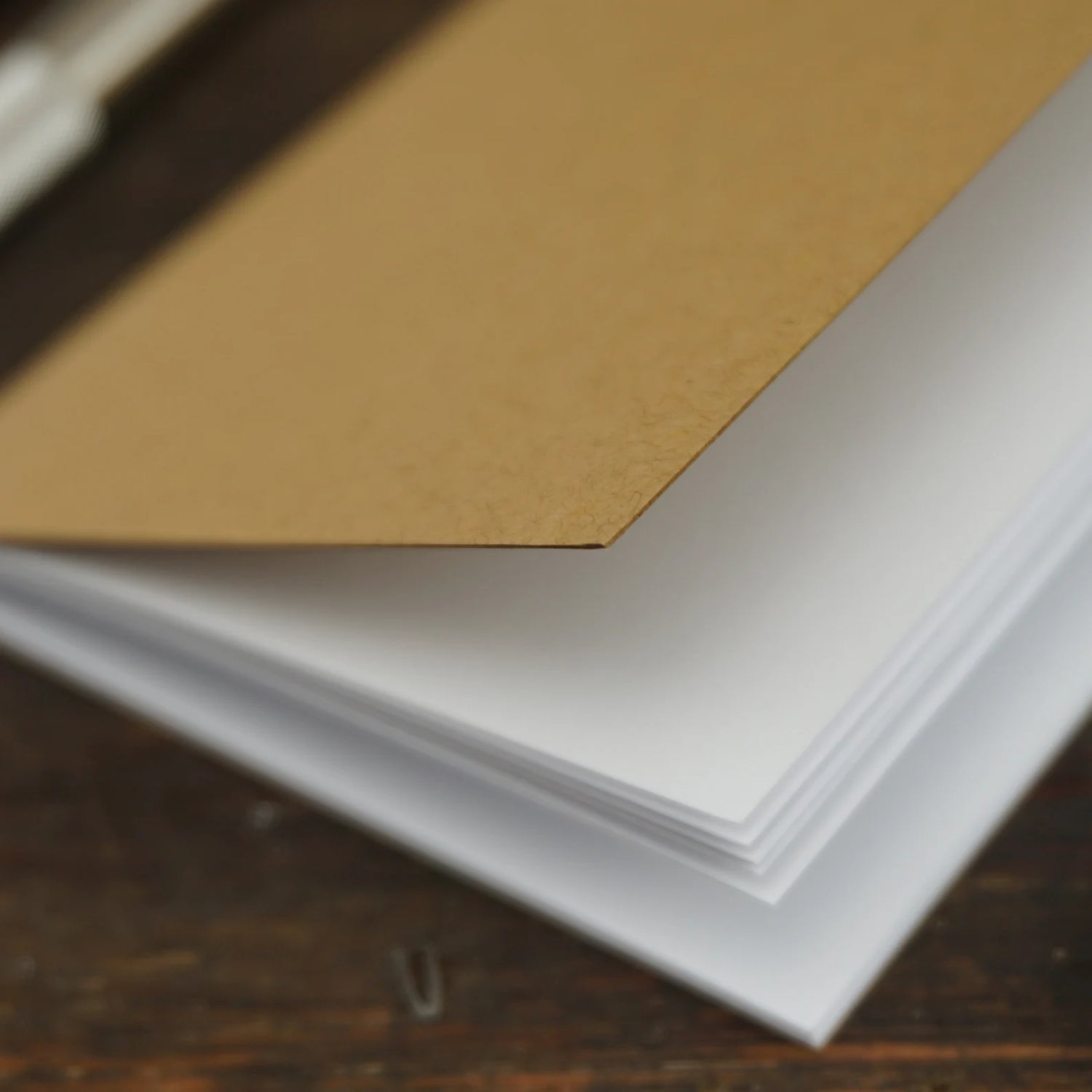 Cover of The Classice staple-bound, Blank notebook, Made in the USA