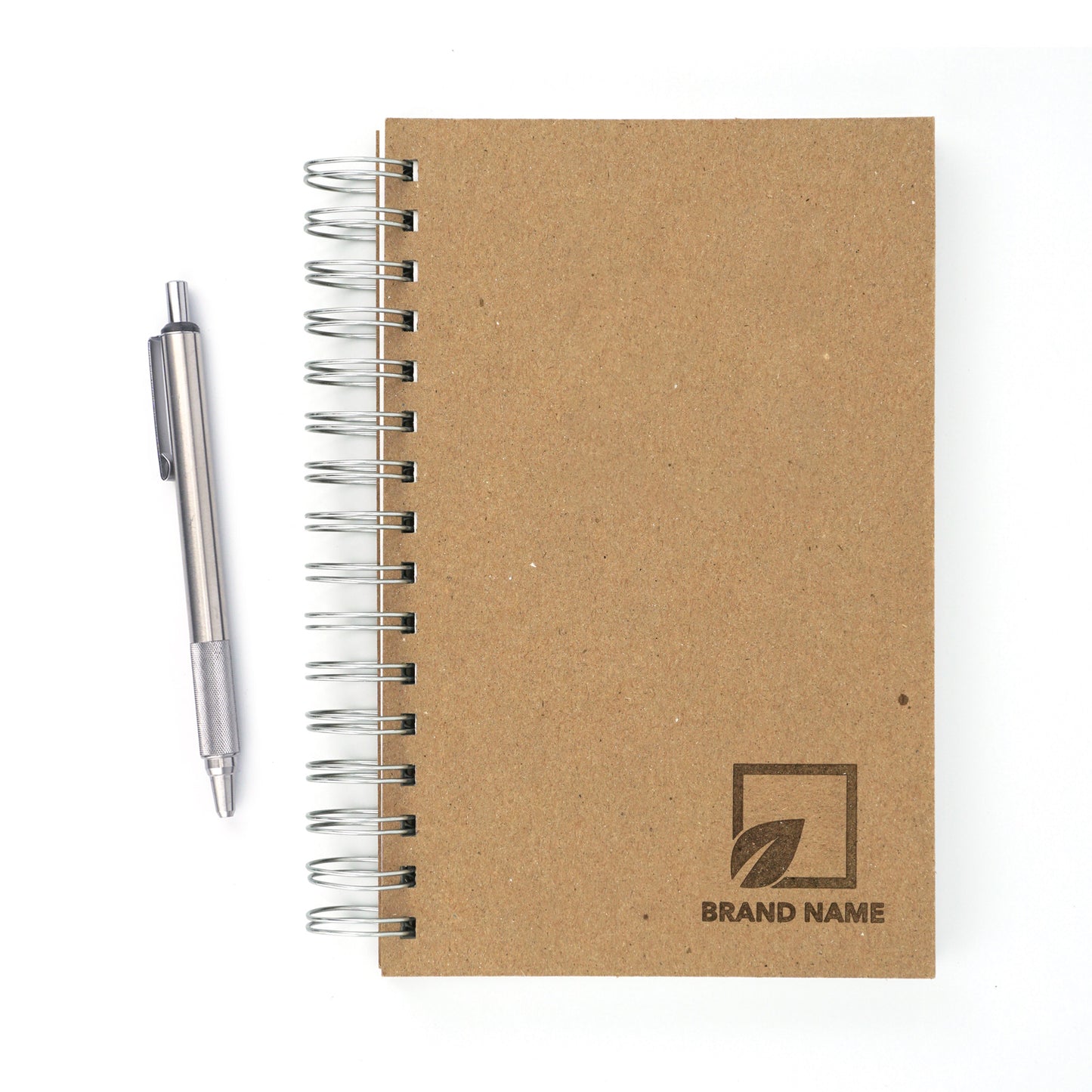 The Chippy™ Wire-Bound Custom Notebook, Add Your Artwork or Logo