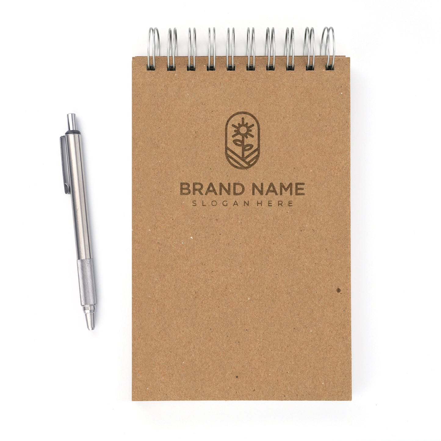 The Chippy™ Wire-Bound Custom Notebook, Add Your Artwork or Logo