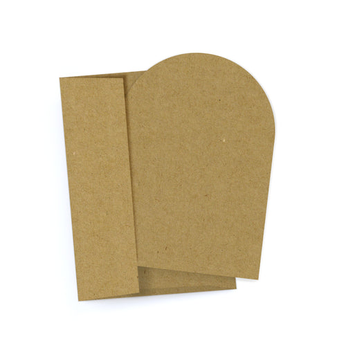 Rounded Top Flat Cards with Envelopes, Size: A7