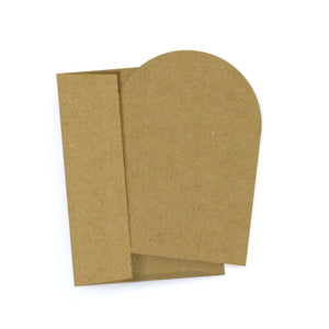 Rounded Top Flat Cards with Envelopes, Size: A7