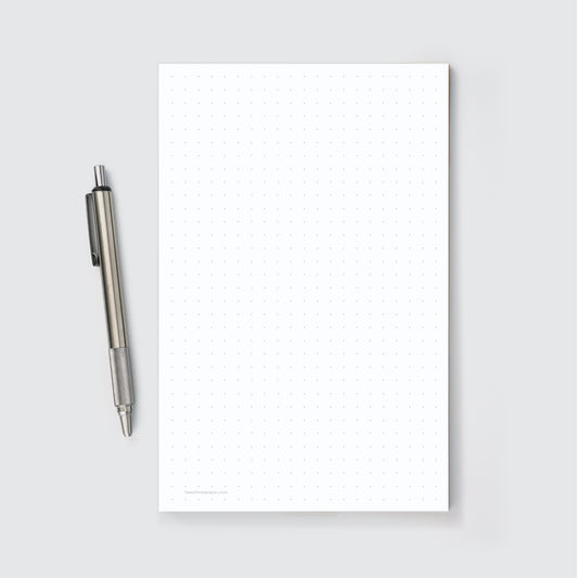 Notepad, dot grid, home office, school supply