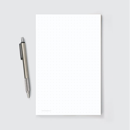 Notepad, dot grid, home office, school supply