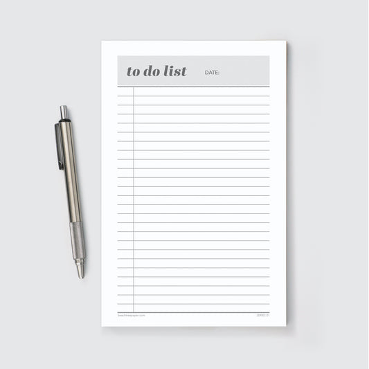 Notepad, to do list, home office, school supply