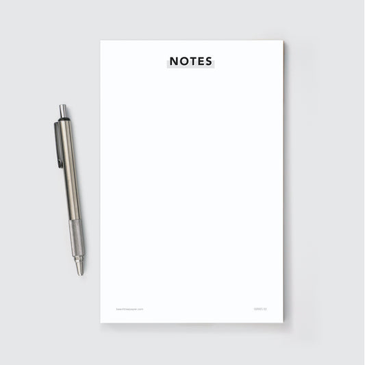 Notepad, blank, home office, school supply