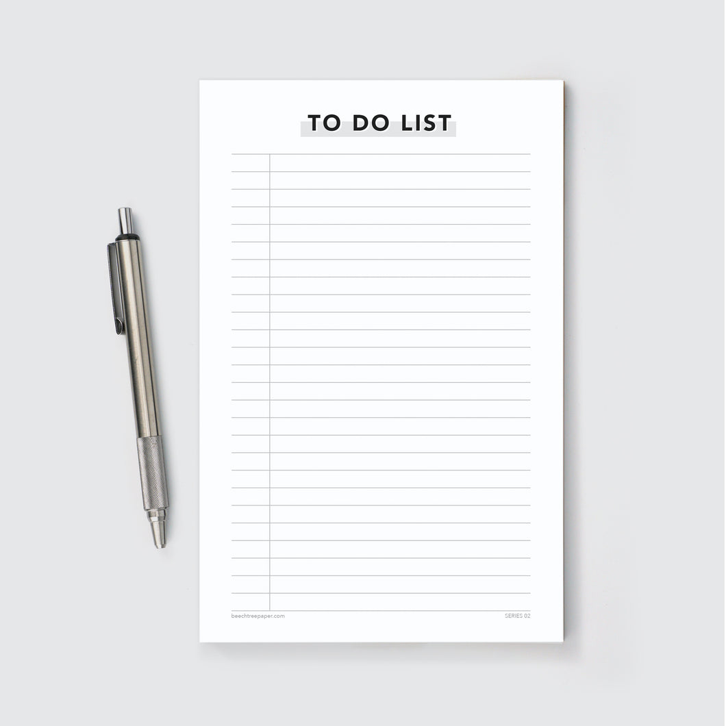 Notepad, to do list, home office, school supply
