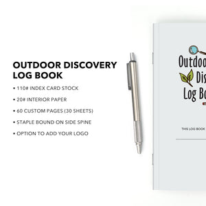 Outdoor Discovery Log Book, Add Your Logo