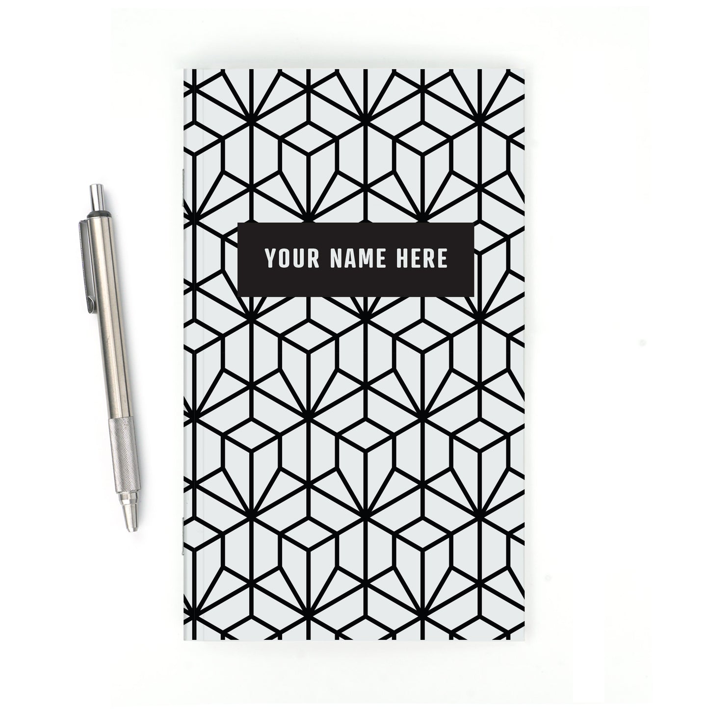 Personalized Notebook, Chisel Point, Add Your Name