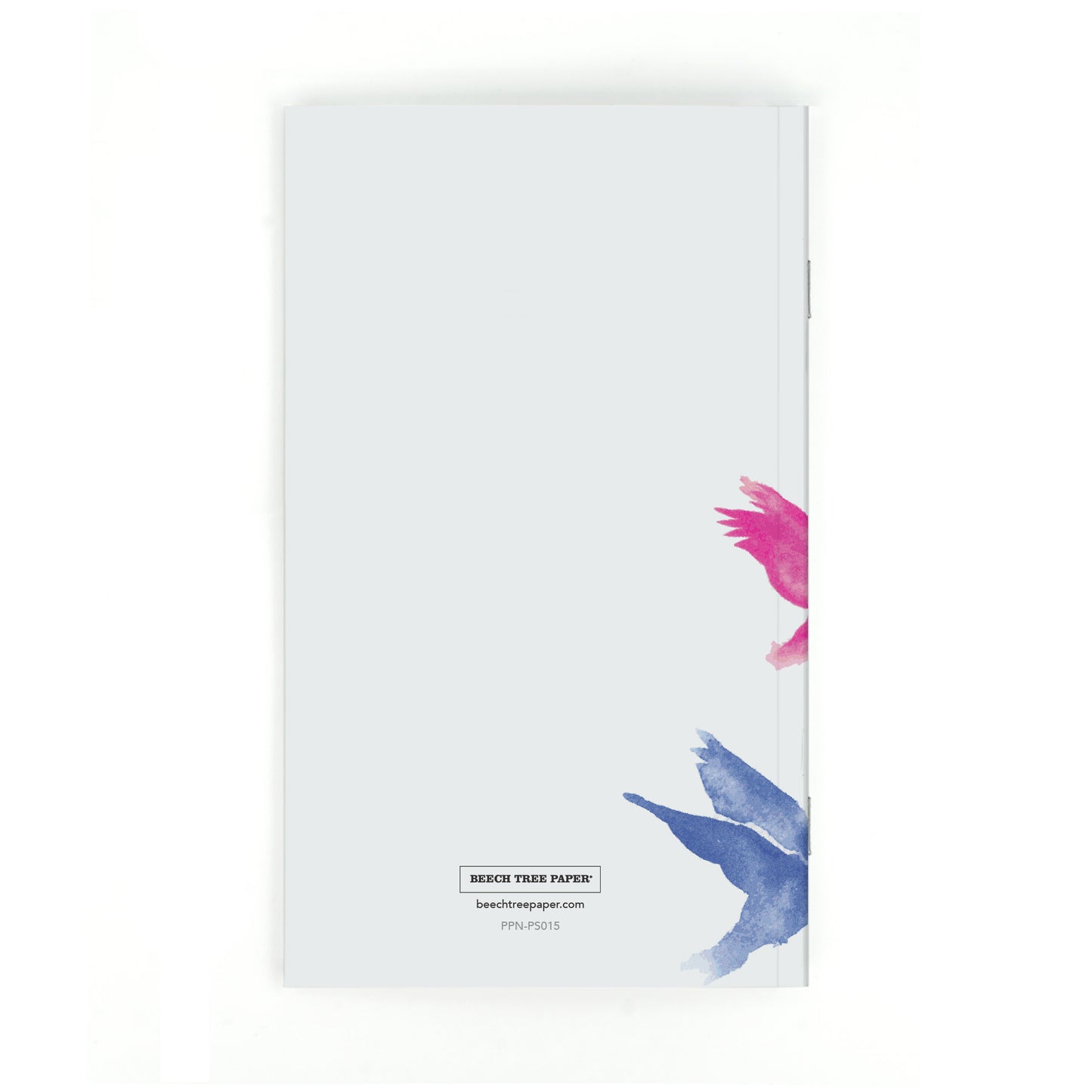 Personalized Notebook, Watercolor Birds, Add Your Name
