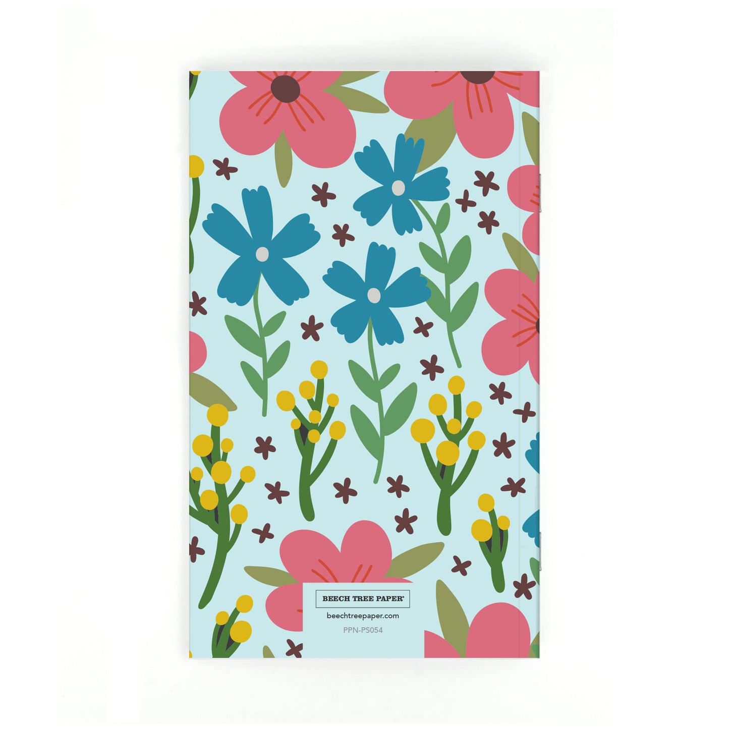 Personalized Notebook, Flower Garden, Add Your Name