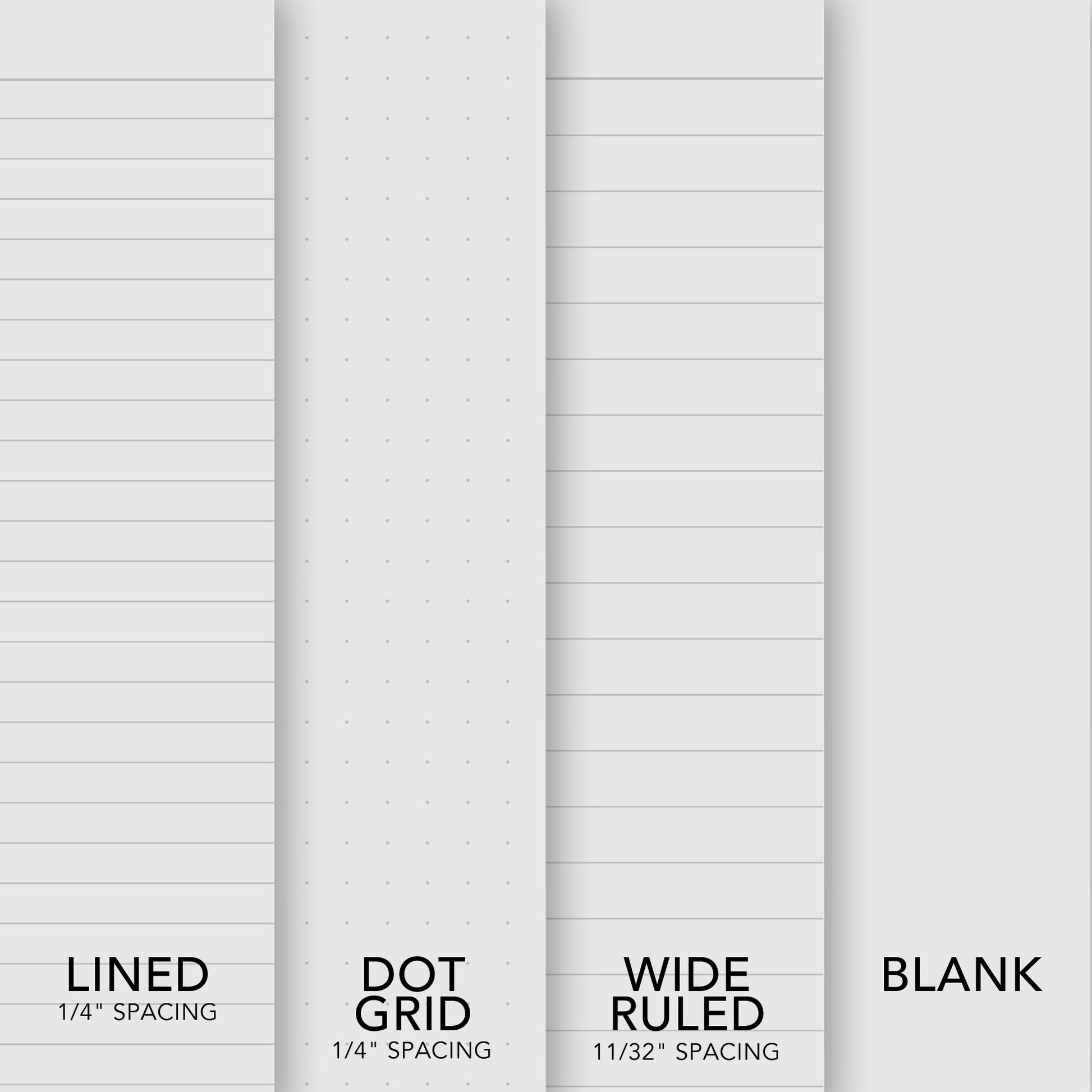 Notebook Paper Sales, Dot Grid, Lined, Blank