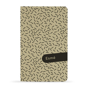 Personalized Printed Notebook, Dash