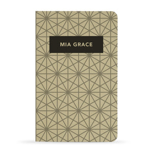 Personalized Printed Notebook, Star Line