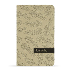 Personalized Printed Notebook, Thin Leaves