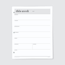 Load image into Gallery viewer, Planner Refill Paper, Agenda, Plan, Organize