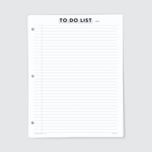 Load image into Gallery viewer, Planner Refill Paper, To Do List, Series Two