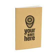 Load image into Gallery viewer, Standard Perfect-Stapled Custom Notebook, Add Your Artwork or Logo