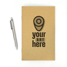 Load image into Gallery viewer, Standard Perfect-Stapled Custom Notebook, Add Your Artwork or Logo