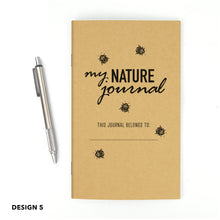 Load image into Gallery viewer, Nature Journal, Ladybugs, Standard Stapled Notebook, Add Your Logo