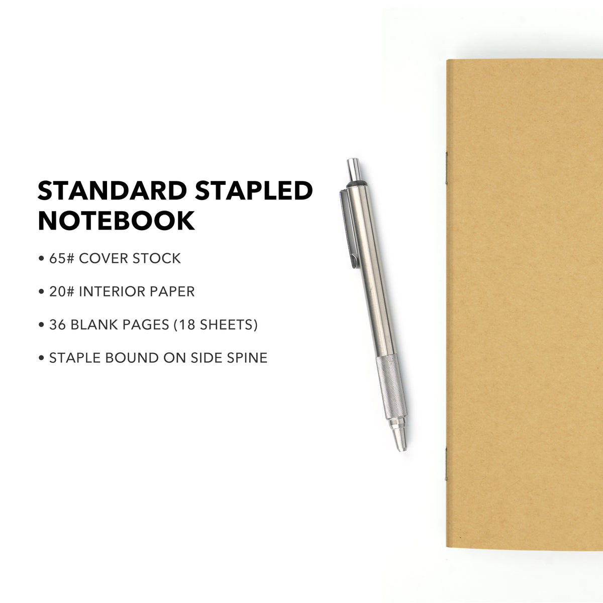 Stample Notebook Standard Stapled Notebook – Beech Tree Paper