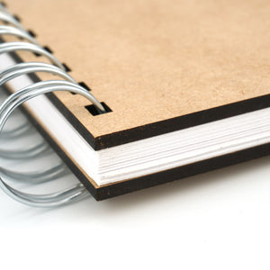 Wood Wire-Bound Notebook
