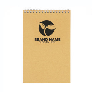 Standard Wire-Bound Custom Notebook, Add Your Artwork or Logo