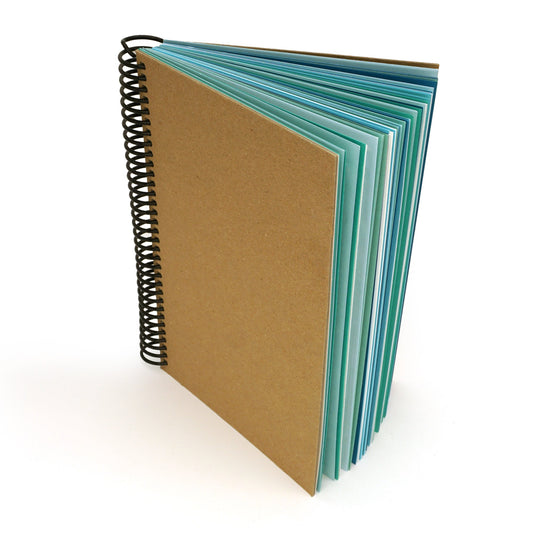 Hodgepodge Journal™, Spiral - Bound Junk Journal, Ocean Blue Edition - Beech Tree Paper