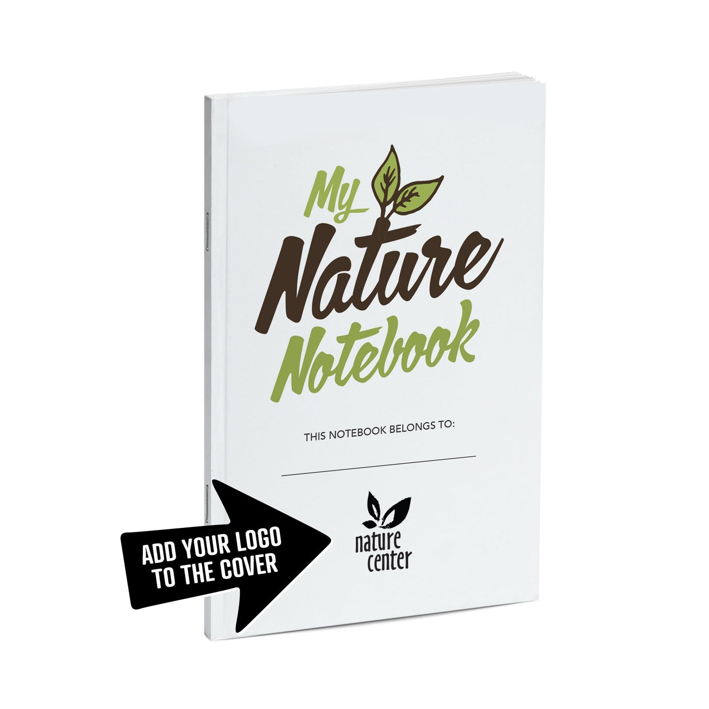 My Nature Notebook, New Growth, Add Your Logo - Beech Tree Paper