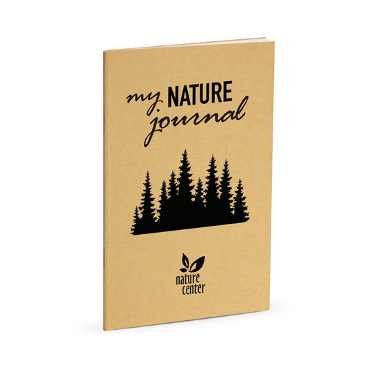 Nature Journal, Pines, Standard Stapled Notebook, Add Your Logo - Beech Tree Paper