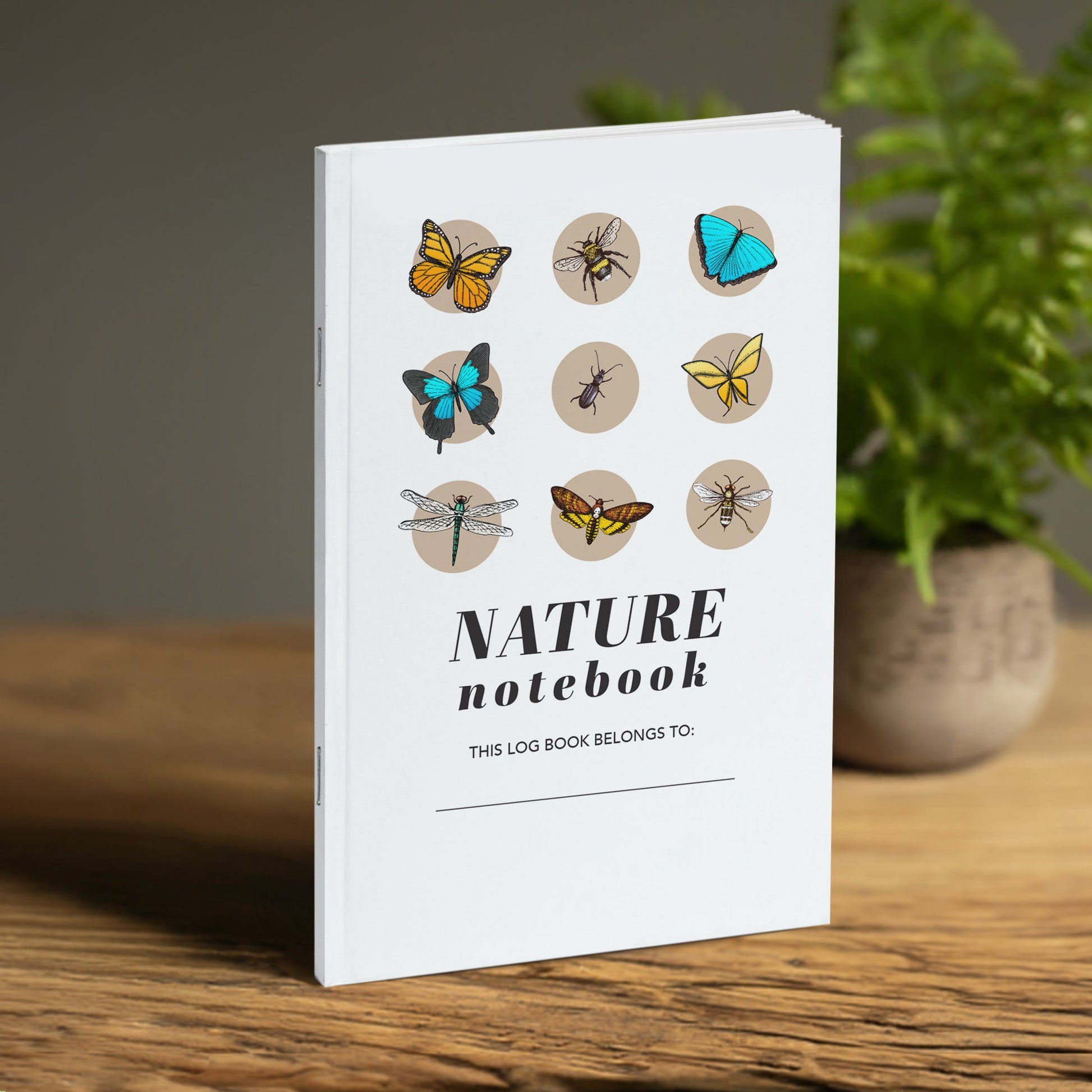 Nature Notebook, Insects, Add Your Logo - Beech Tree Paper