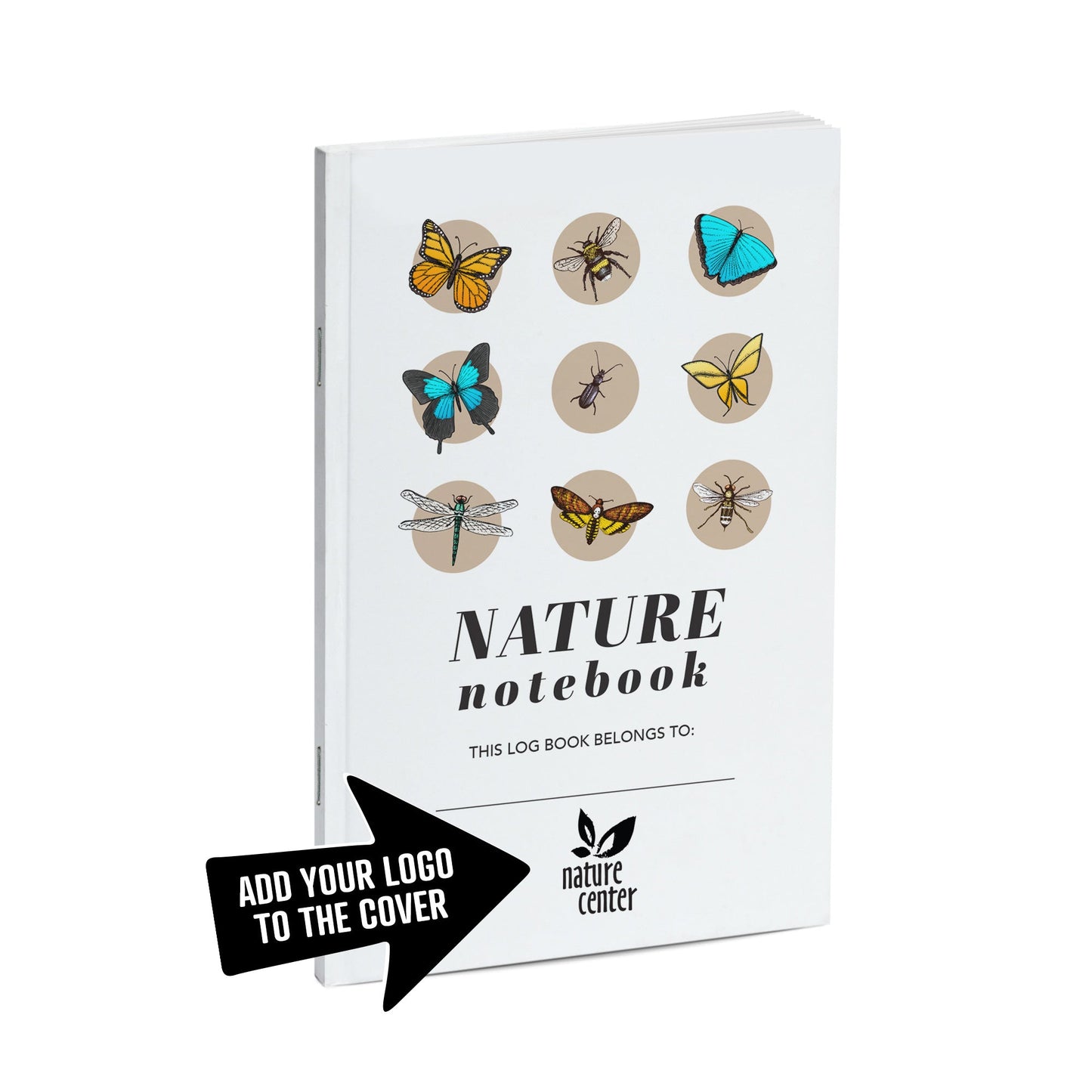 Nature Notebook, Insects, Add Your Logo - Beech Tree Paper